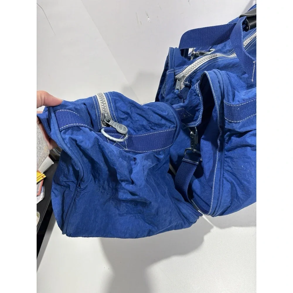 PEPSI COLA Blue X-LARGE Nylon Two-In-One Duffle Bag 1990's W/ Detachable Side